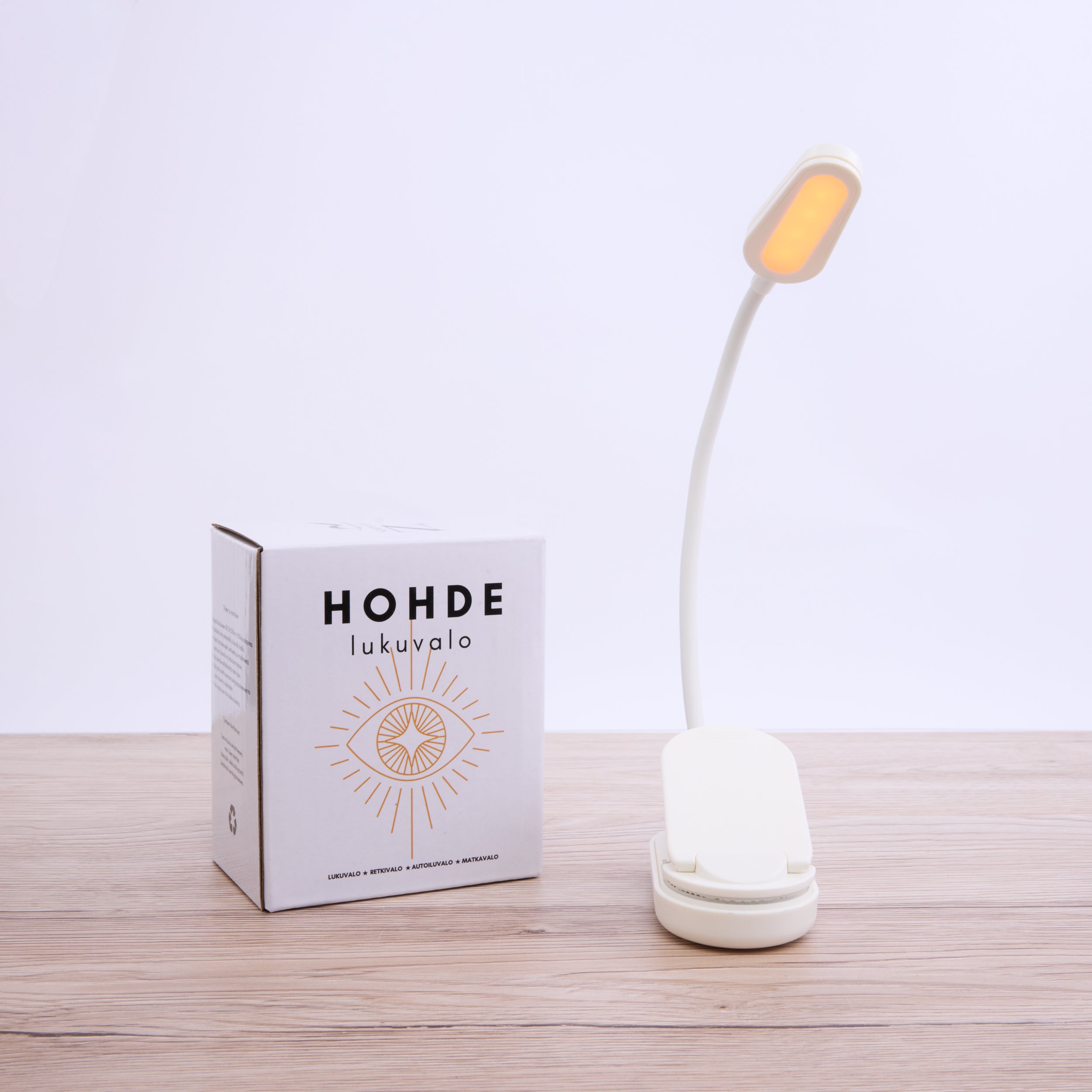 HOHDE lukuvalo valkoinen