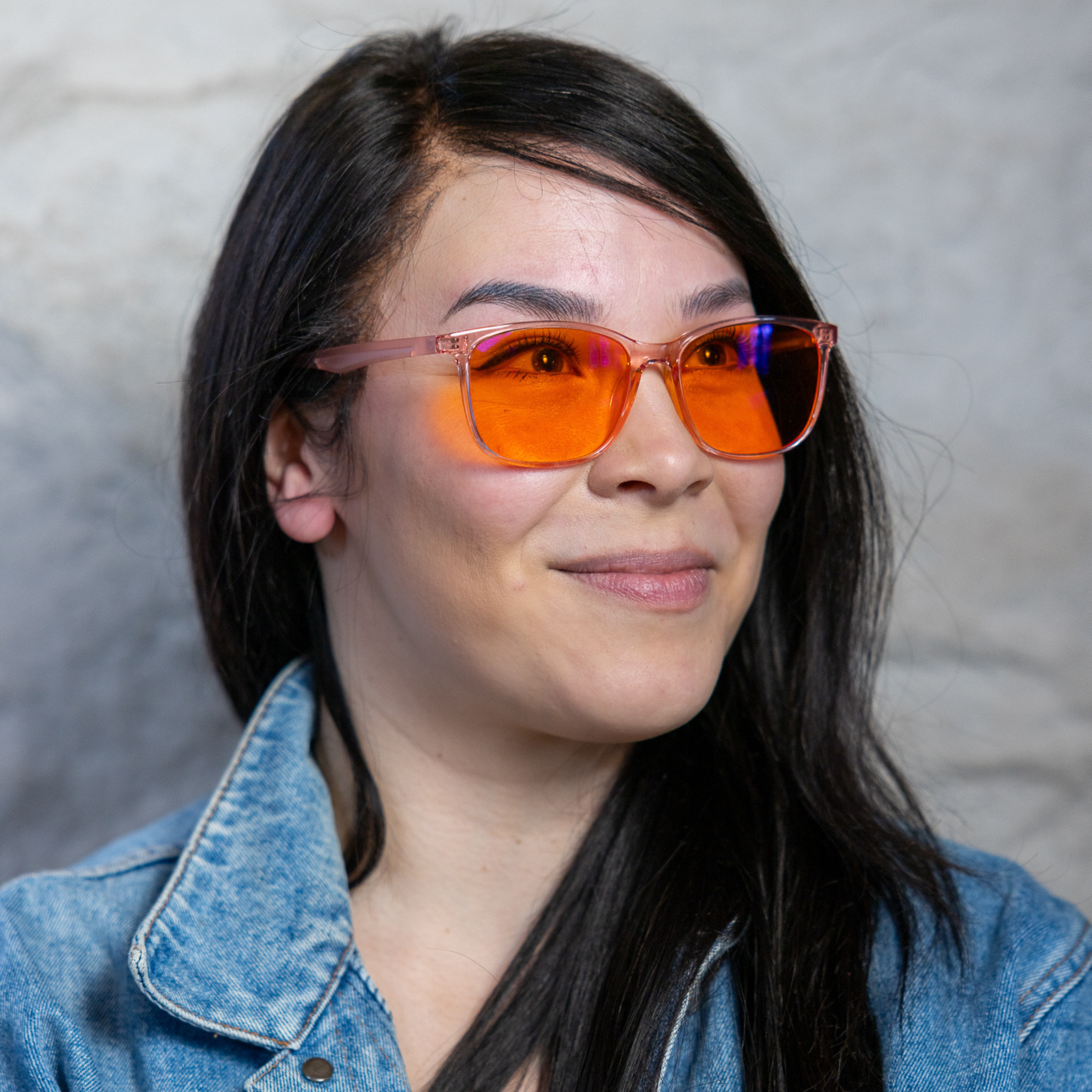 KAJO evening glasses pink