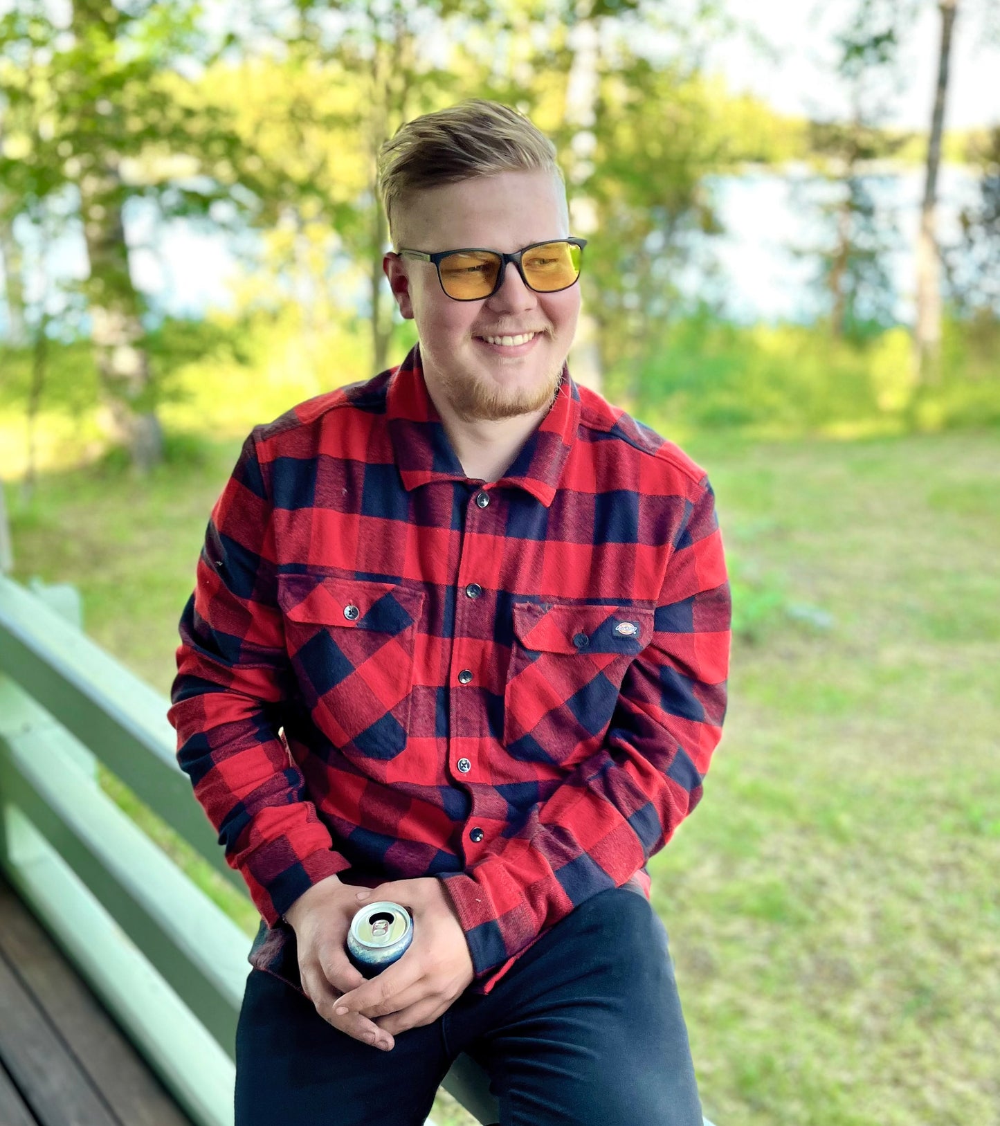 KAJO päivälasit musta