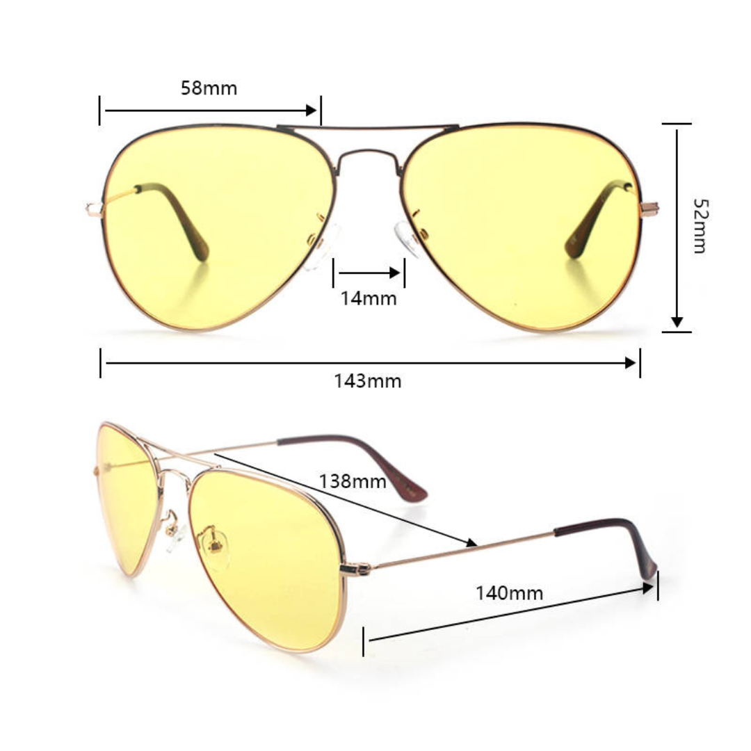 ILMARI daytime glasses gold