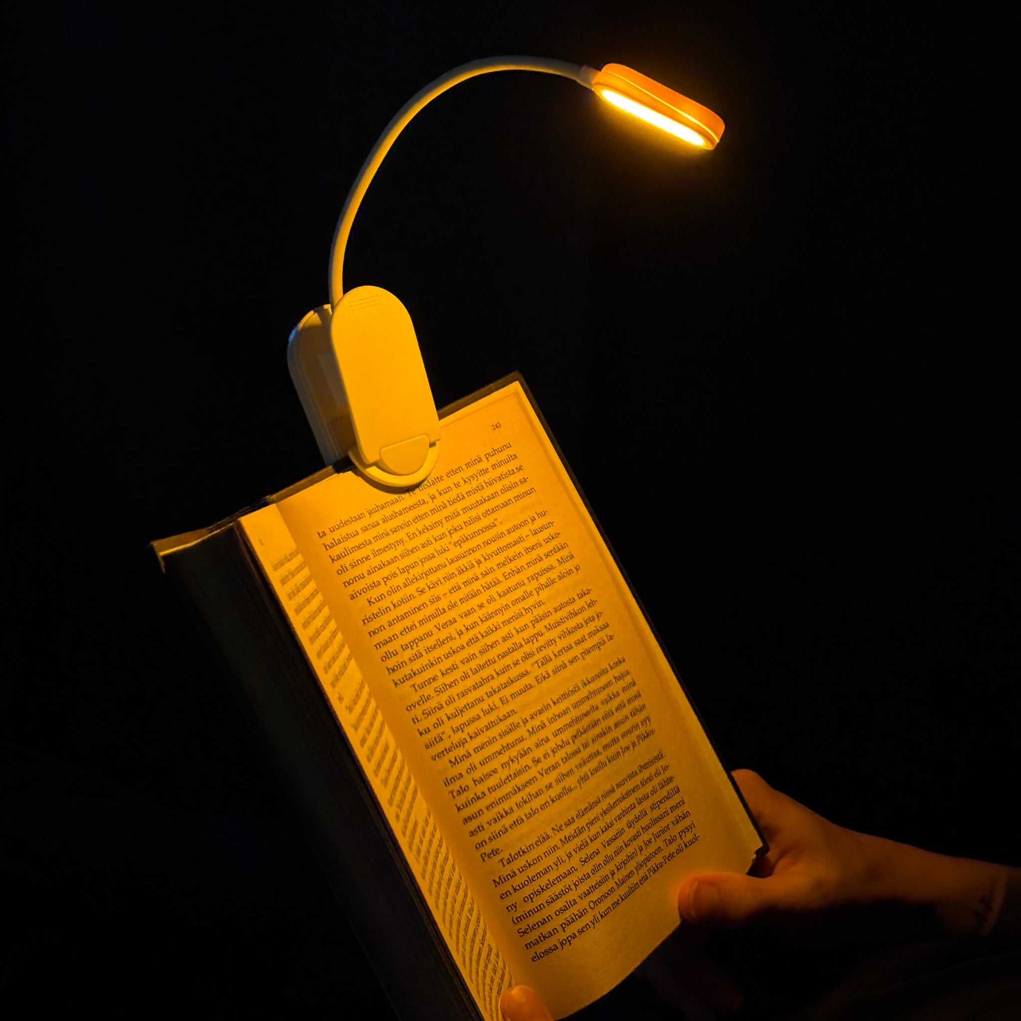 HOHDE lukuvalo valkoinen